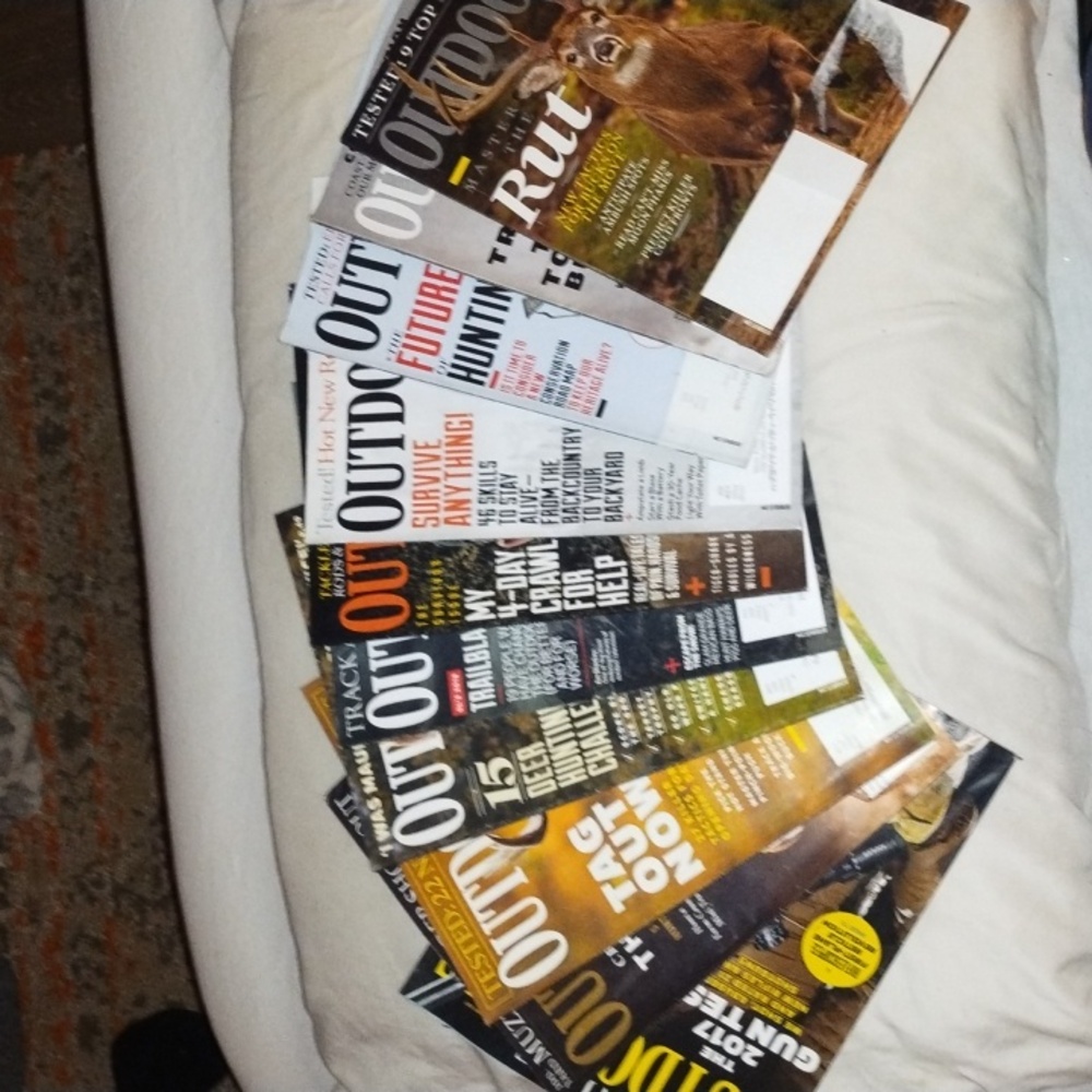 10 copies of Outdoor Life